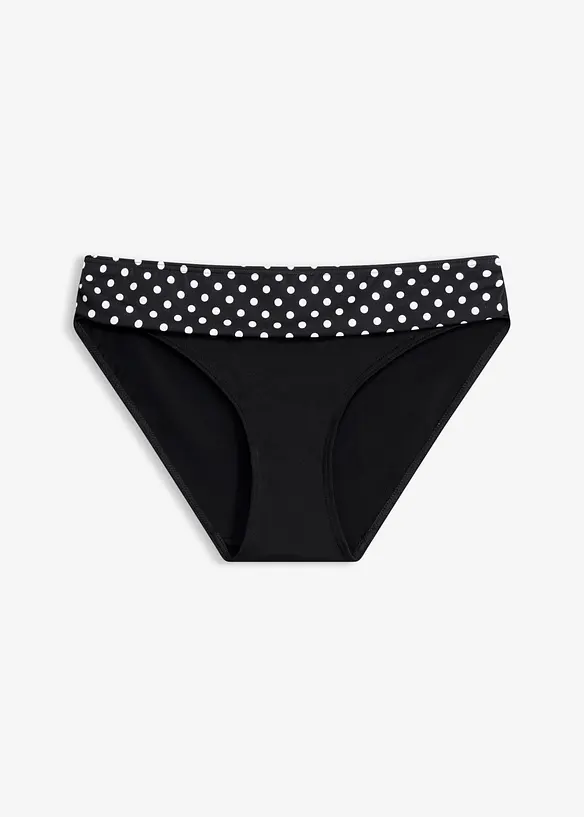 Bikinihose in schwarz von vorne - bonprix