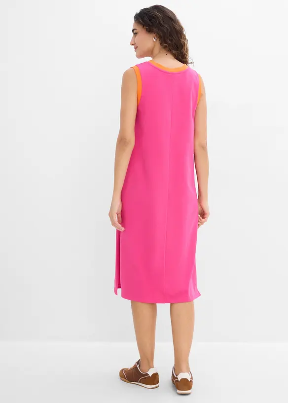 Shirtkleid aus reiner Bio-Baumwolle in pink von hinten (Totalaufnahme) - bonprix Shirtkleid aus reiner Bio-Baumwolle in pink von hinten (Totalaufnahme) - bonprix