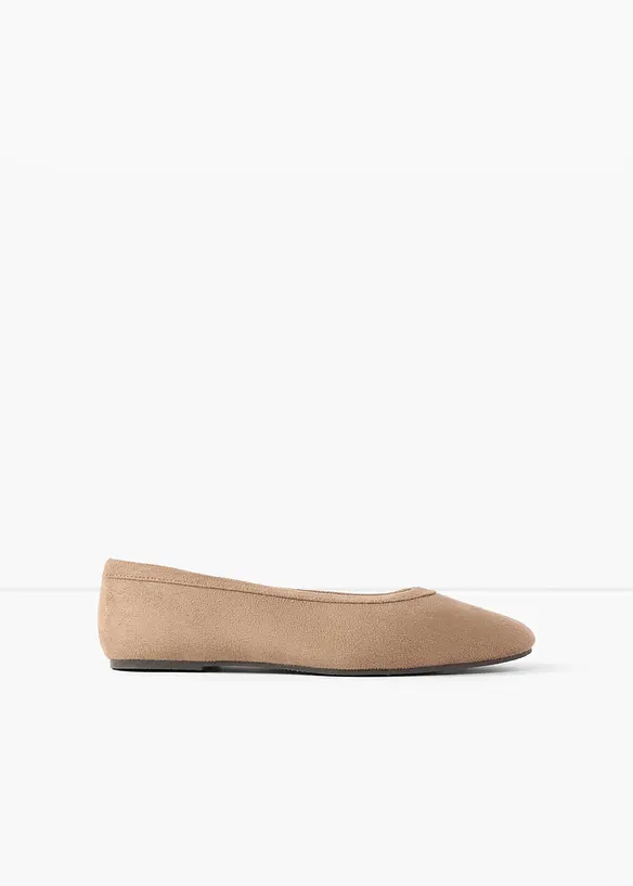 Ballerinas in braun - bonprix