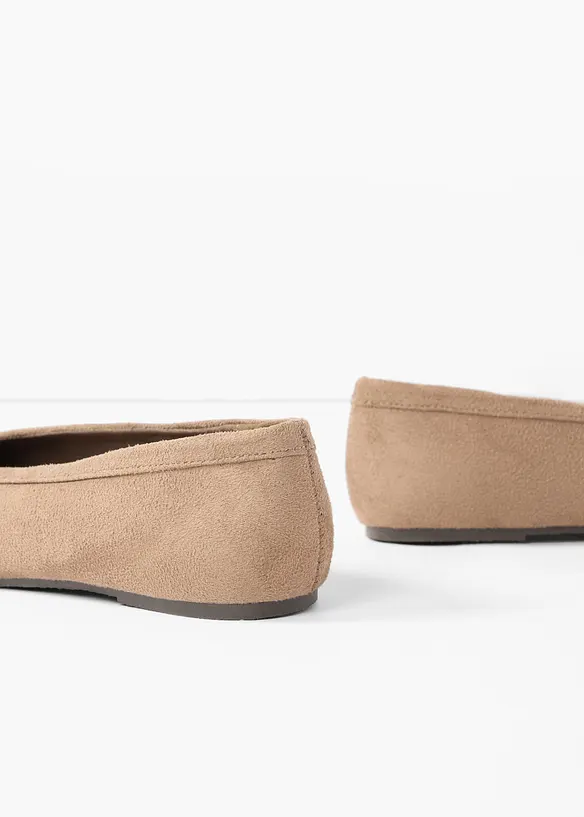 Ballerinas in braun - bonprix