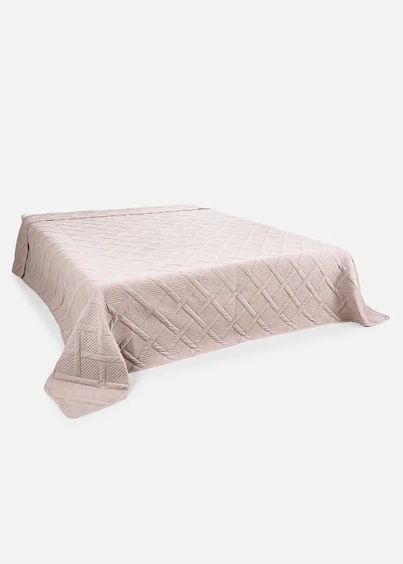 Tagesdecke mit moderner Steppung in beige - bonprix