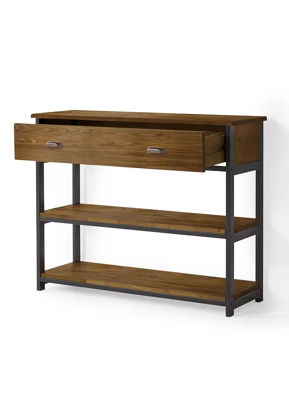 Konsole mit vielen Kombinationsmöglichkeiten in beige geöffnet - bonprix