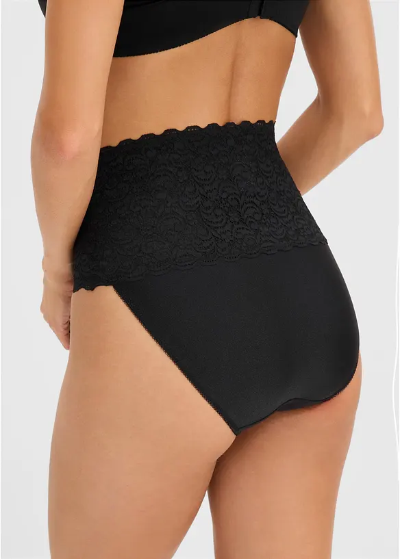 Strong Shape Slip (2er Pack) in schwarz von hinten - bonprix