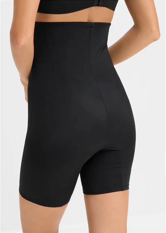 Medium Shape-Radlerhose in schwarz von hinten - bonprix