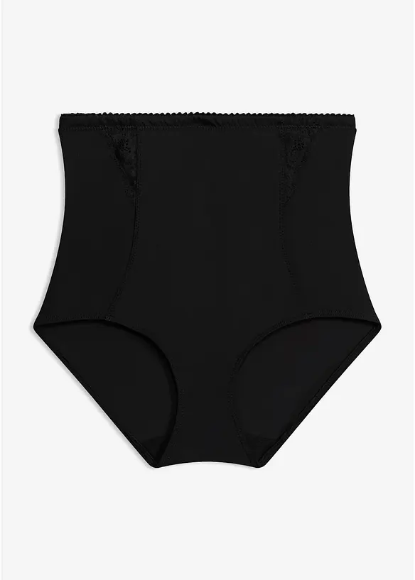 Strong Shape Panty mit Stickerei in schwarz von vorne - bonprix
