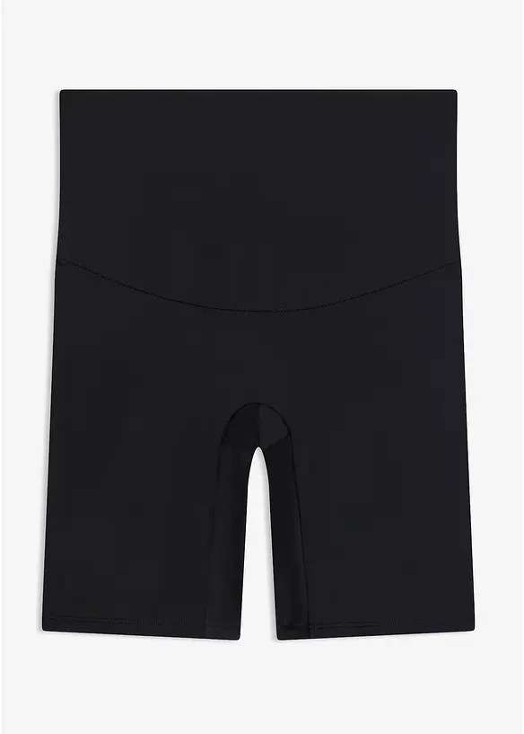 Strong Highwaist Shape-Radlerhose in schwarz von vorne - bonprix