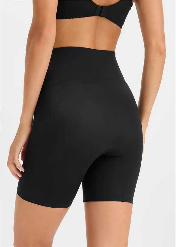 Strong Highwaist Shape-Radlerhose in schwarz von hinten - bonprix