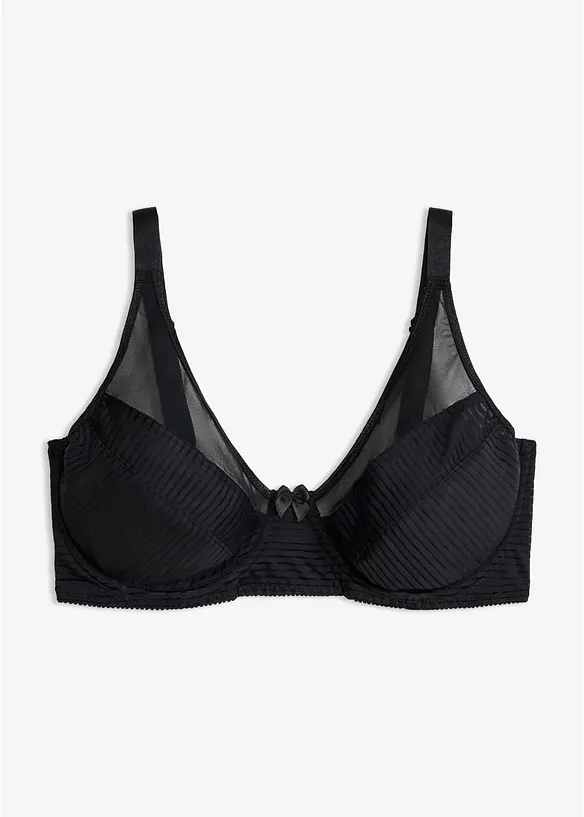 Minimizer-BH mit Mesh in schwarz von vorne - bonprix