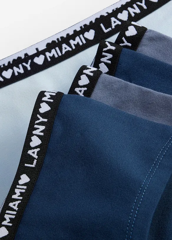 Panty mit weicher Baumwolle (5er-Pack) in schwarz - bonprix