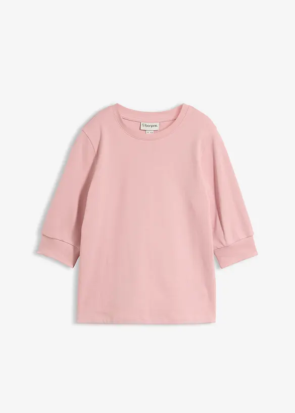 Shirt aus reiner Bio-Baumwolle in rosa von vorne - bonprix Shirt aus reiner Bio-Baumwolle in rosa von vorne - bonprix