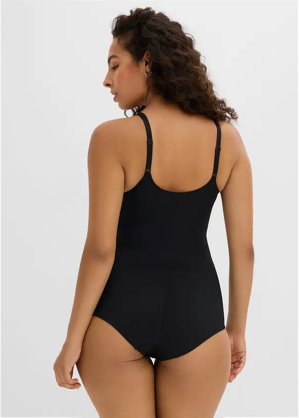 Strong Shape Body ohne Bügel in schwarz von hinten (Totalaufnahme) - bonprix