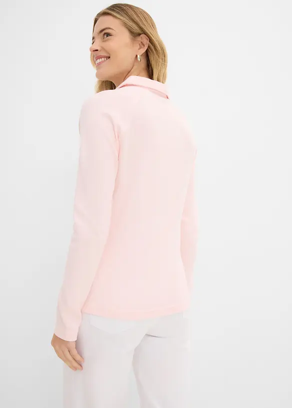 Poloshirt aus reiner Bio-Baumwolle in rosa von hinten (im Anschnitt) - bonprix Poloshirt aus reiner Bio-Baumwolle in rosa von hinten (im Anschnitt) - bonprix
