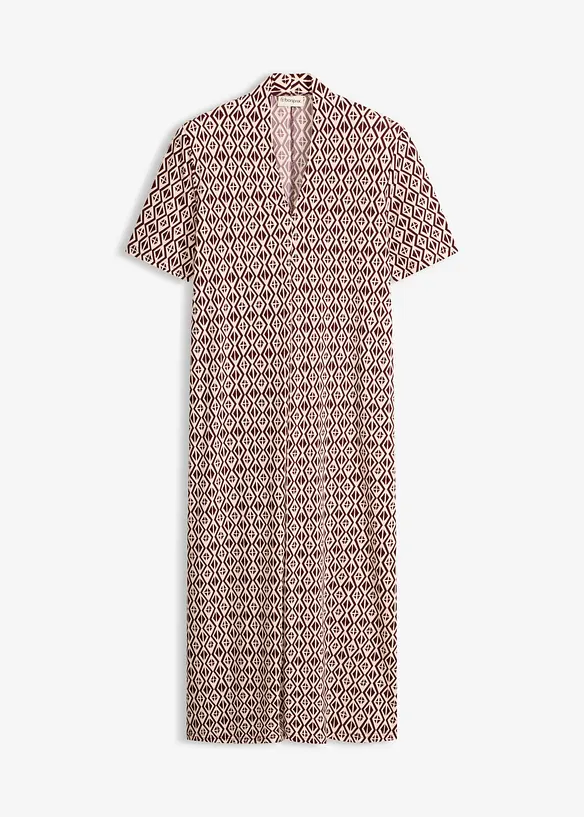 Shirtkleid in lila von vorne - bonprix