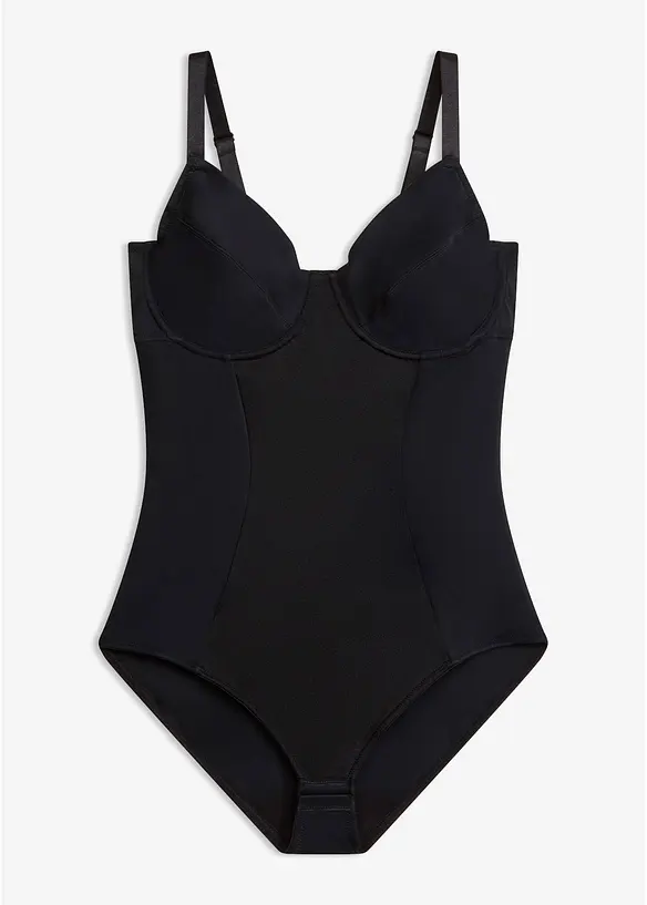 Medium Shape Body mit Bügel in schwarz von vorne - bonprix