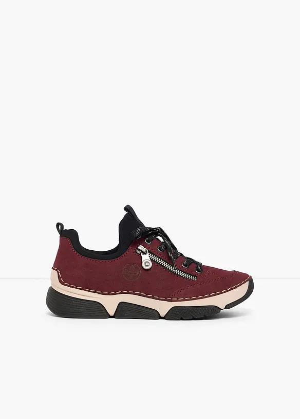 Rieker Komfort-Sneaker mit gepolsterter Innensohle in rot - Rieker