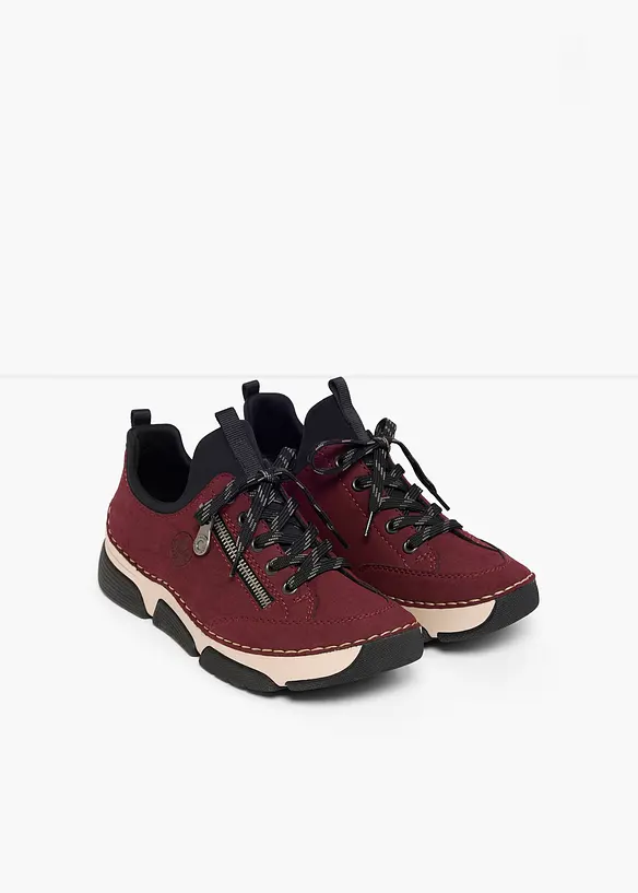 Rieker Komfort-Sneaker mit gepolsterter Innensohle in rot - Rieker
