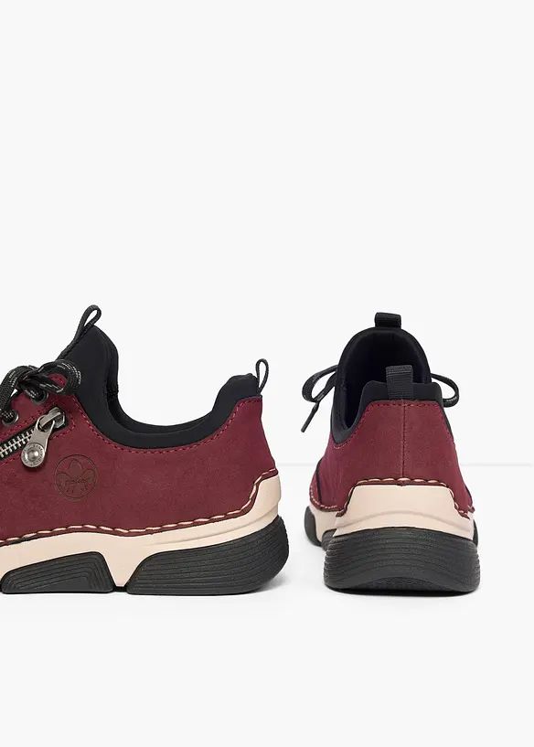 Rieker Komfort-Sneaker mit gepolsterter Innensohle in rot - Rieker