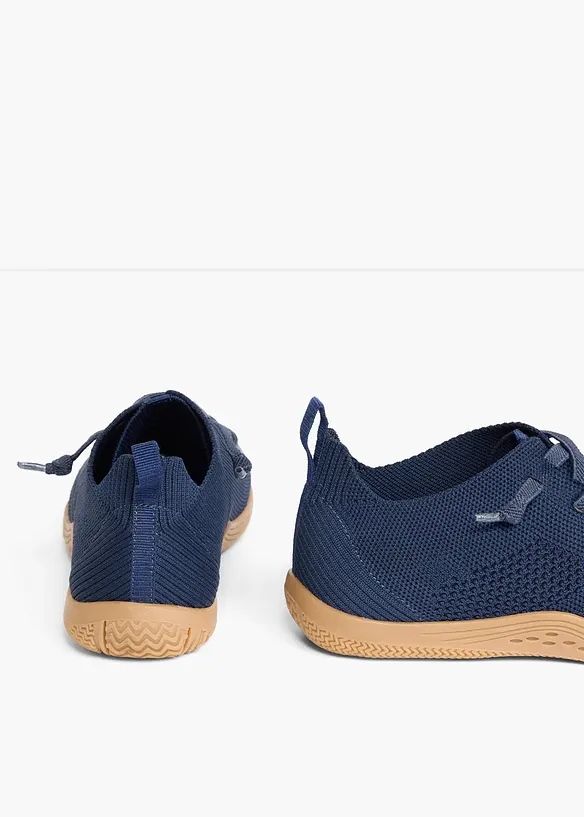 Barfußschuhe mit Schnürung in blau - bonprix