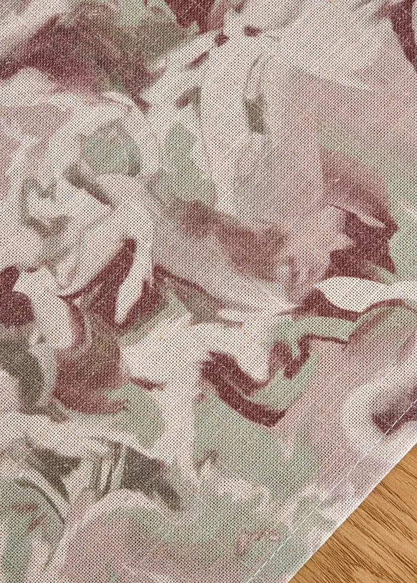 Tischläufer mit Leinenanteil in grün (Detailaufnahme) - bonprix