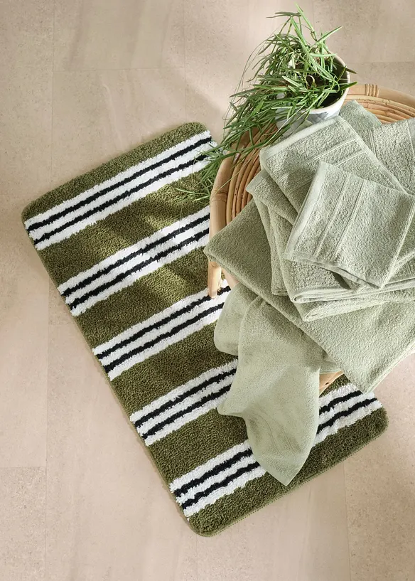 Baumwoll-Handtuch Set (10-tlg. Set) in grün (Ambiente) - bonprix
