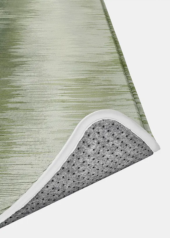 Badematte mit Memory Schaum in grün Detailaufnahme vom Material - bonprix