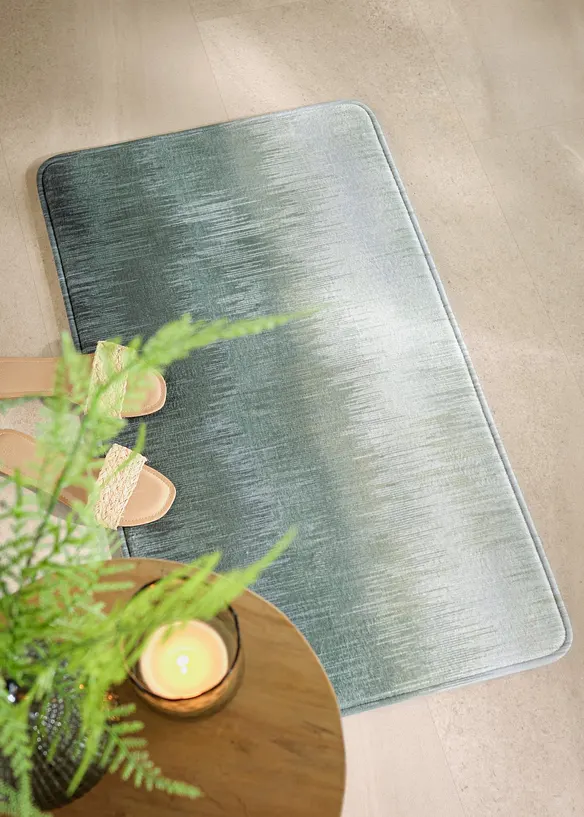 Badematte mit Memory Schaum in grün (Ambiente) - bonprix