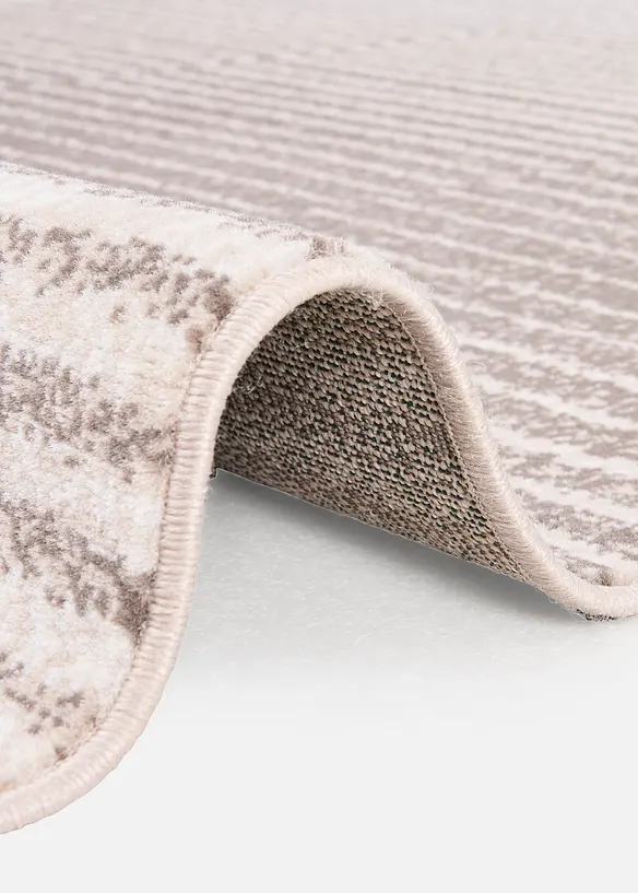 Teppich mit dezenter Musterung in beige (Detailaufnahme) - bonprix