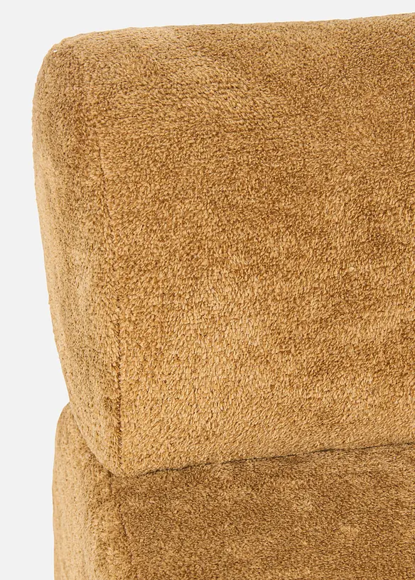 Sessel in gelb Detailaufnahme vom Material - bonprix