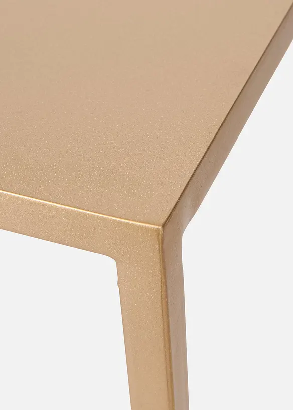 Beistelltische in gold Detailaufnahme vom Material - bonprix