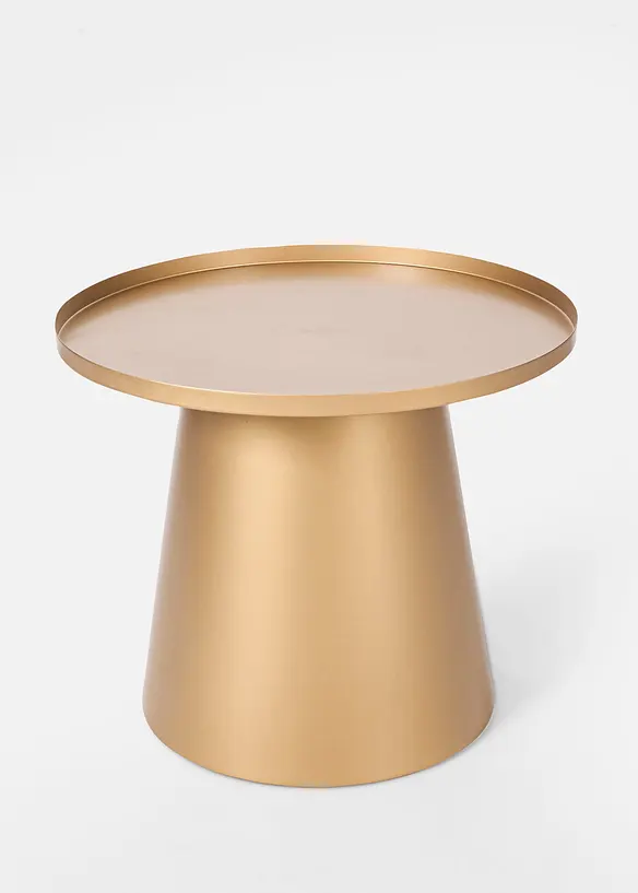 Couchtisch in gold von vorne - bonprix