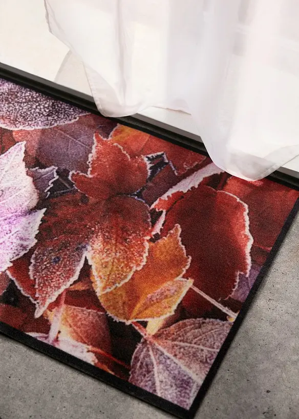 Waschbare Fußmatte in herbstlichen Farben in braun (Ambiente) - bonprix