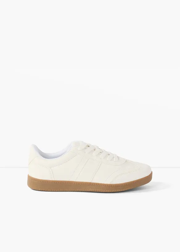 Sneaker im Retrolook in weiß - bonprix
