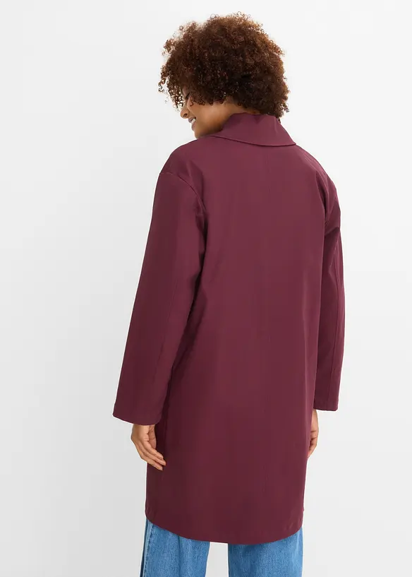 Wasserabweisender Trenchcoat, Oversized in rot von hinten (Totalaufnahme) - bonprix