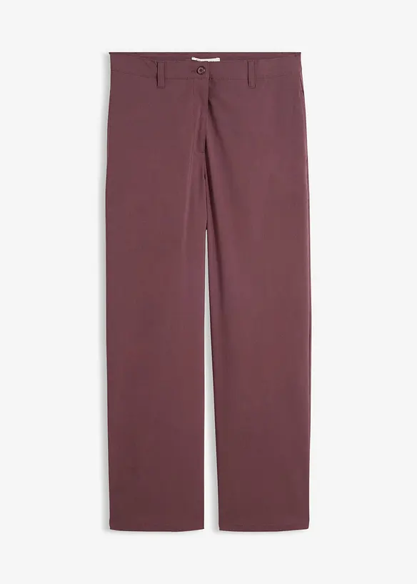 Bengalin-Hose aus Viskose-Mix in lila von vorne - bonprix