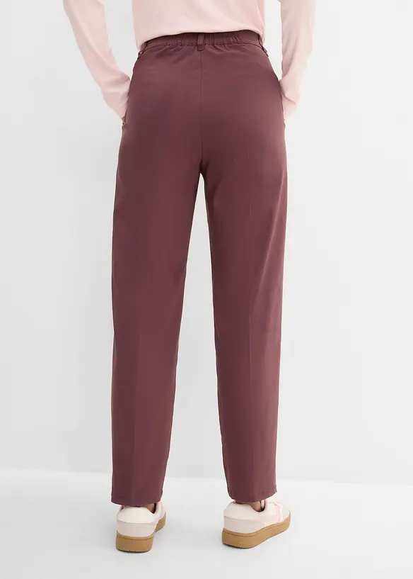 Bauchweg-Bengalin-Hose aus Viskose-Mix in lila von hinten - bonprix Bauchweg-Bengalin-Hose aus Viskose-Mix in lila von hinten - bonprix