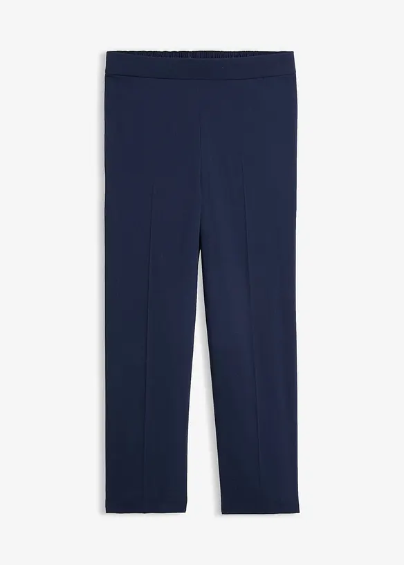 Verkürzte Bengalin-Hose aus Viskose-Mix in blau von vorne - bonprix Verkürzte Bengalin-Hose aus Viskose-Mix in blau von vorne - bonprix