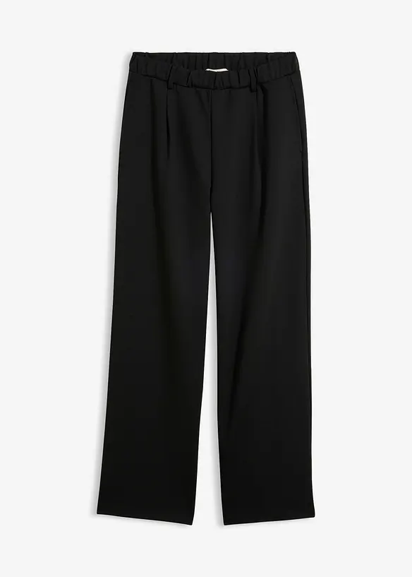 Punto di Roma Hose mit Bundfalte in schwarz von vorne - bonprix Punto di Roma Hose mit Bundfalte in schwarz von vorne - bonprix