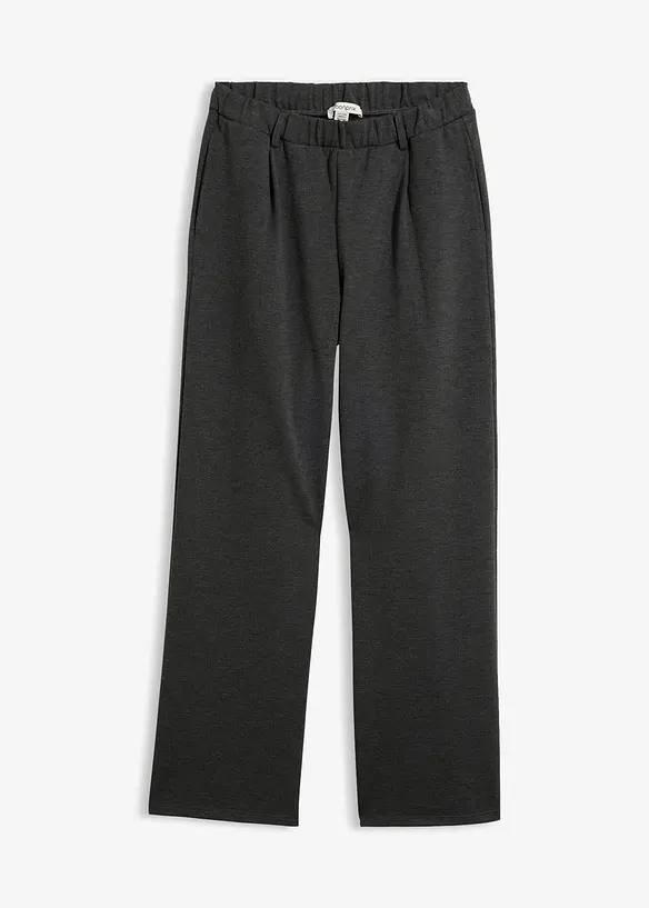 Punto di Roma Hose mit Bundfalte in grau von vorne - bonprix Punto di Roma Hose mit Bundfalte in grau von vorne - bonprix