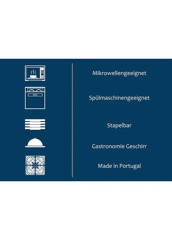 CreaTable Geschirr-Set (8-tlg. Set) in weiß (Detailaufnahme) - CreaTable
