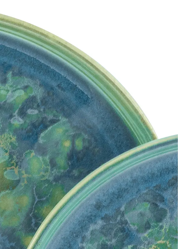 CreaTable Schalen Dipping Bowl (4er Pack) in grün (Detailaufnahme) - CreaTable