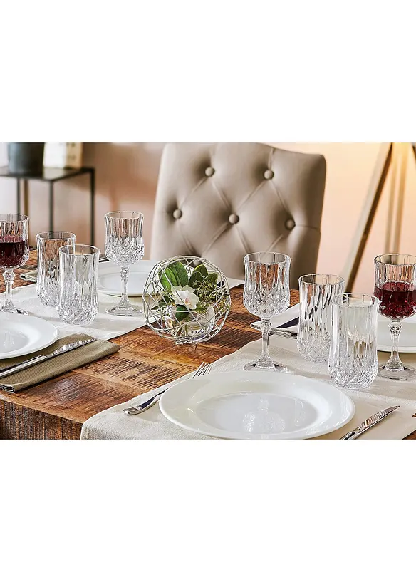 CreaTable Weißweinglas (4er Pack) in farblos (Ambiente) - CreaTable