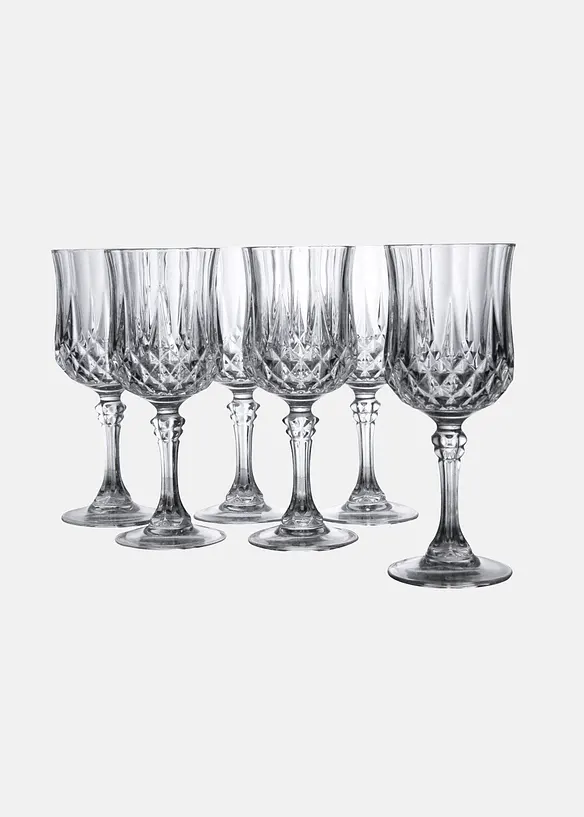 CreaTable Weißweinglas (4er Pack) in farblos - CreaTable