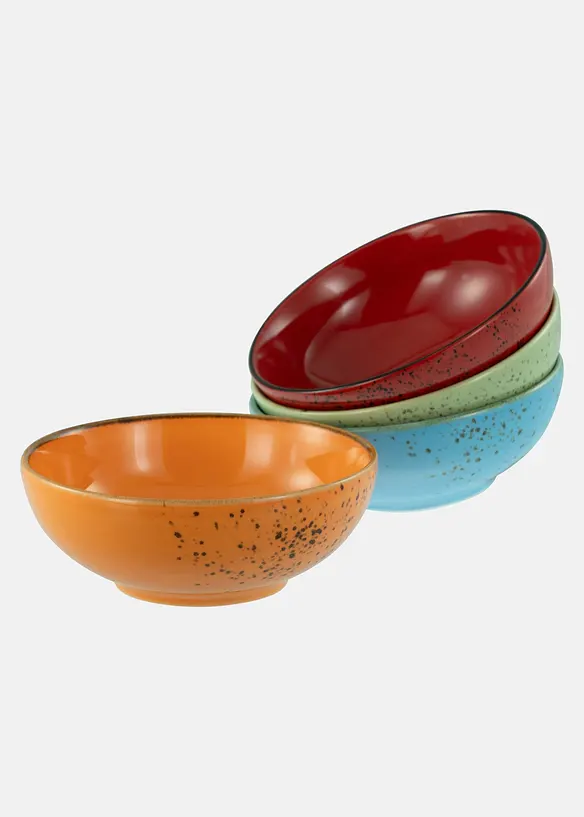 CreaTable Schalen Smoothie Bowl (4er Pack) in bunt - CreaTable