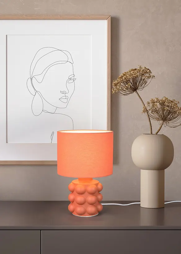 Modernes verspieltes Design - Keramik Tischleuchte