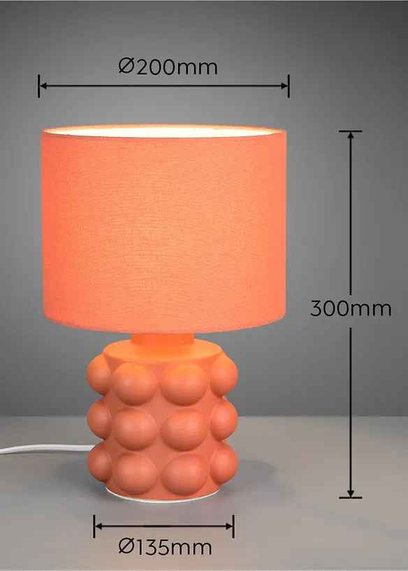 Trio Tischleuchte in orange - Trio Leuchten