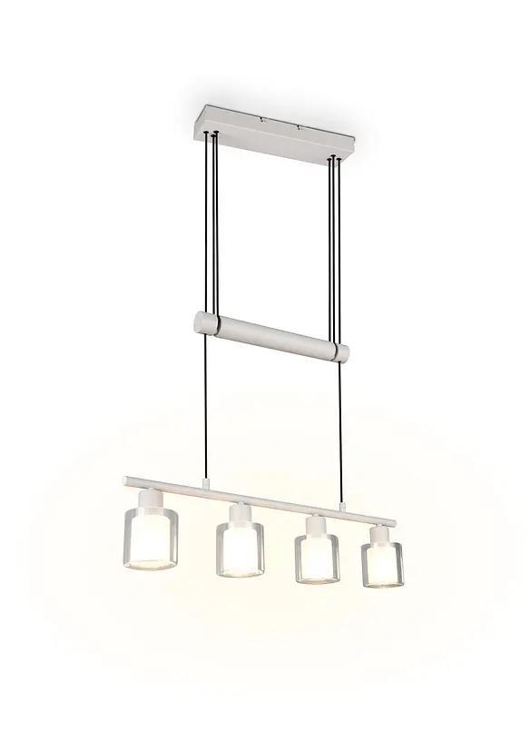 Trio Pendelleuchte in grau (Detailaufnahme) - Trio Leuchten