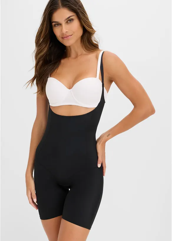 Medium Body Shaper in schwarz von vorne (Totalaufnahme) - bonprix