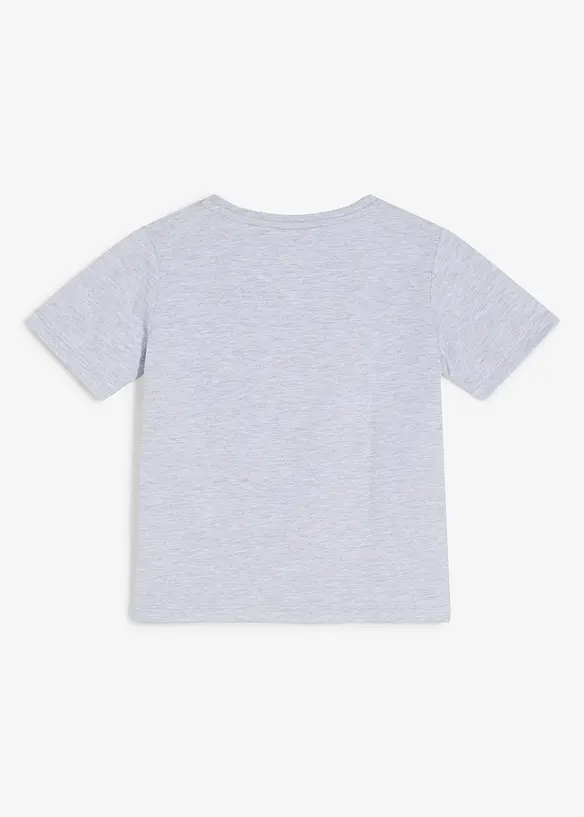 Pokémon T-Shirt aus leichtem Jersey in grau von hinten - Pokémon