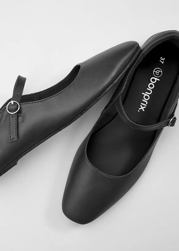 Mary-Janes in schwarz - bonprix