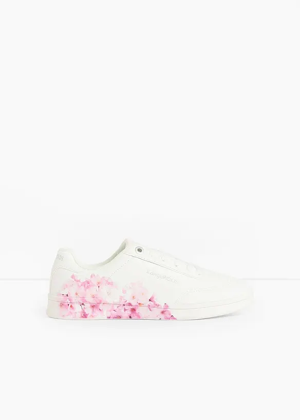 Kangaroos Sneaker mit floralem Druck in weiß - Kangaroos